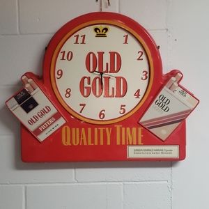 Vintage Old Gold Clock
